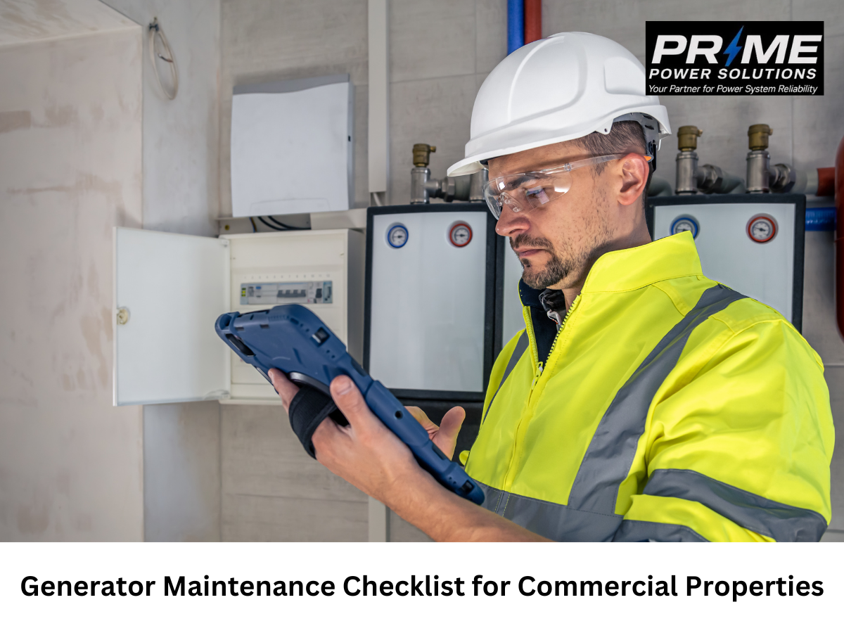 Generator Maintenance Checklist for Commercial Properties