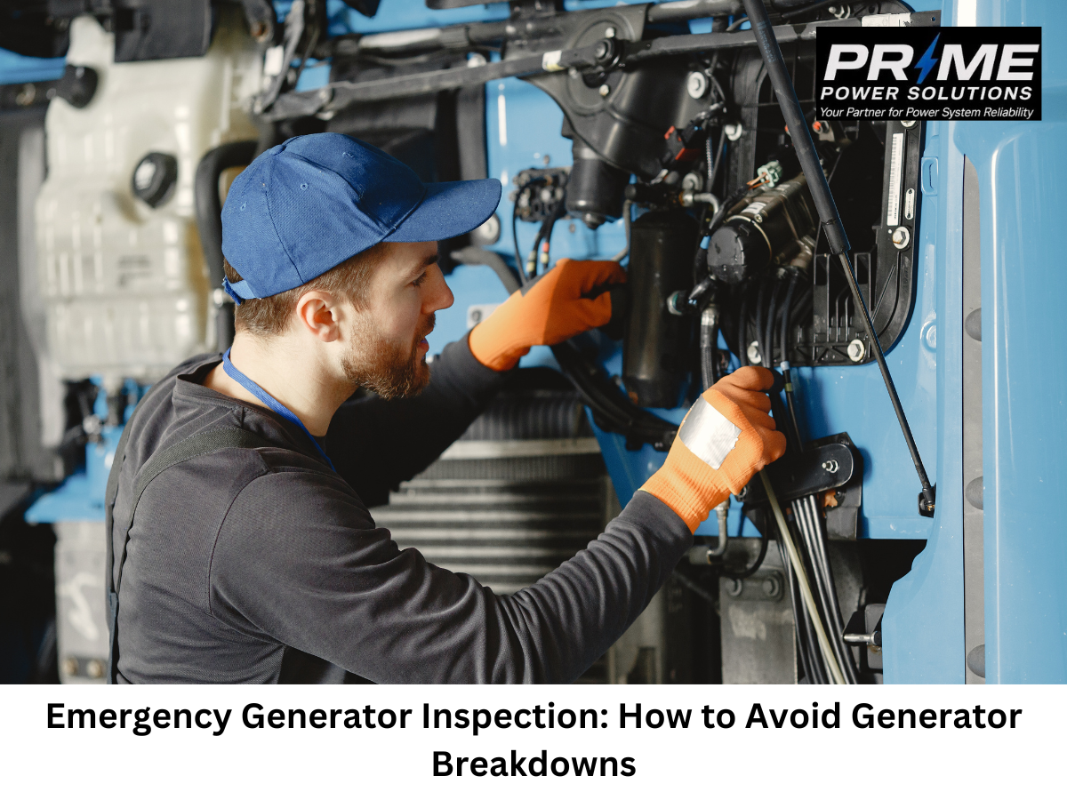 Emergency Generator Inspection: How to Avoid Generator Breakdowns